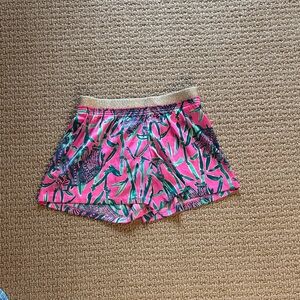 Lilly Pulitzer Pink Green Printed Shorts